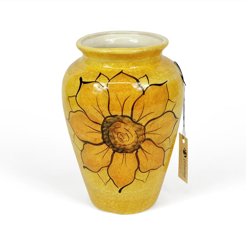 Sunflower Ceramic Flower Vase Jugs Conical Round Bowls Spoon Rest Dishware Décor - Picture 35 of 41