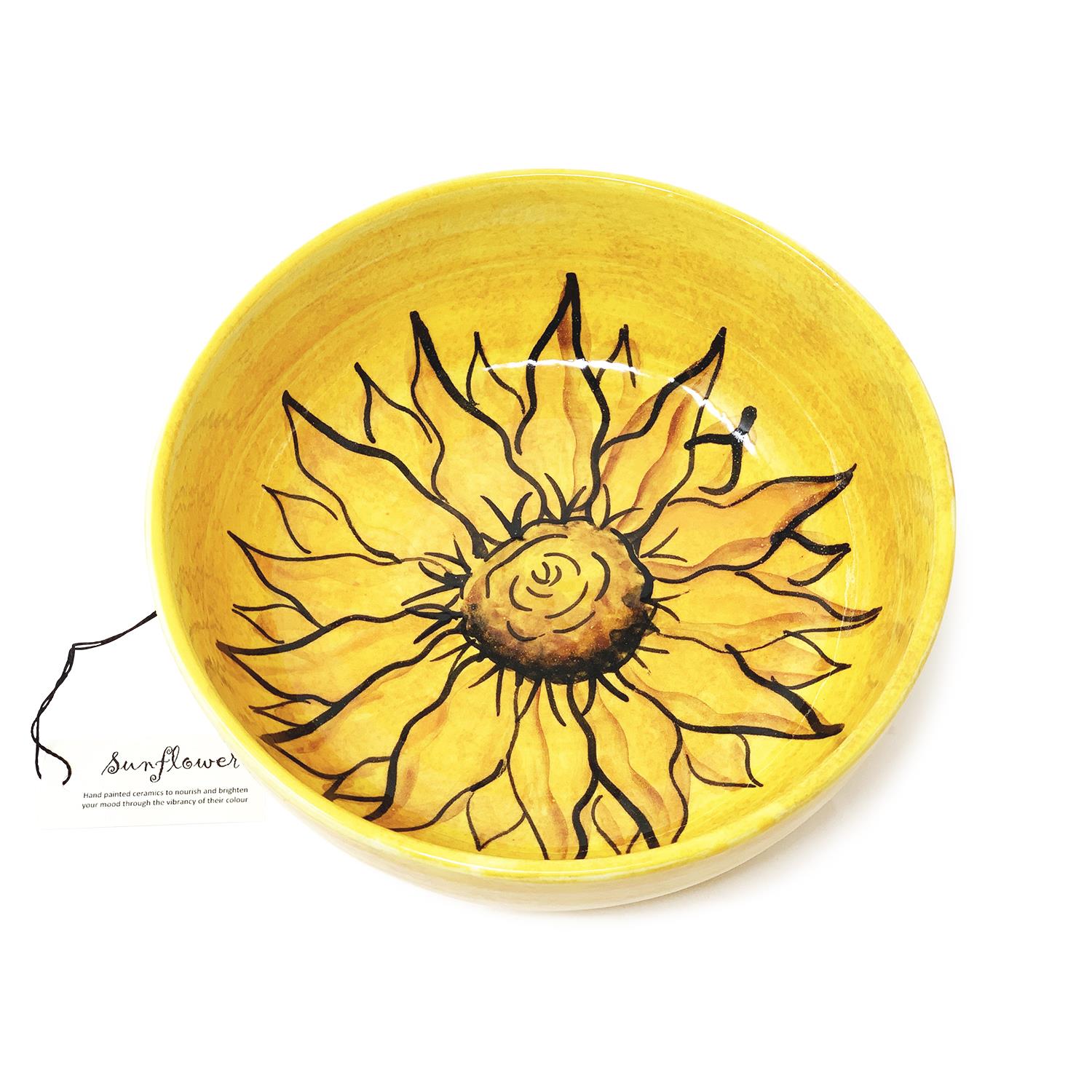 Sunflower Ceramic Flower Vase Jugs Conical Round Bowls Spoon Rest Dishware Décor - Picture 29 of 41