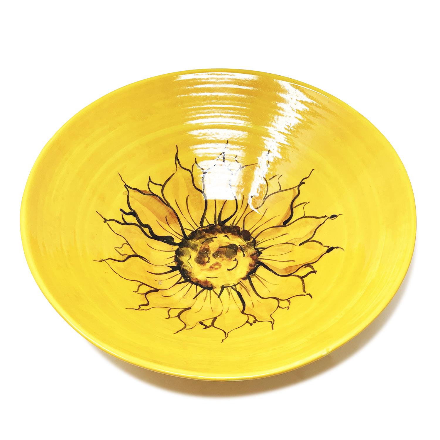 Sunflower Ceramic Flower Vase Jugs Conical Round Bowls Spoon Rest Dishware Décor - Picture 9 of 41