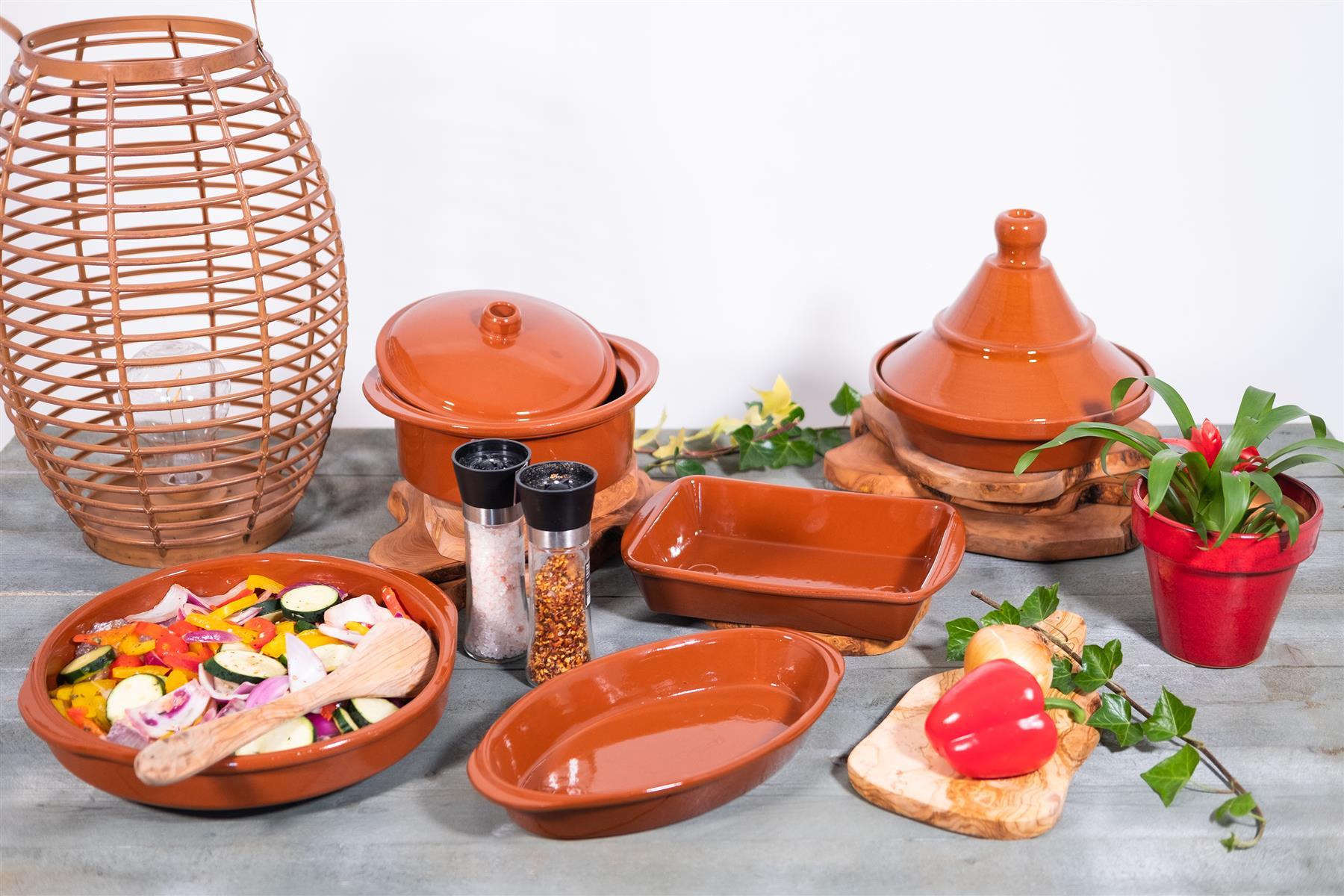 Wine Cooler Set El Toro Traditional Terracotta 21.5cm Chill Bottle Drink Holders - Picture 6 of 11