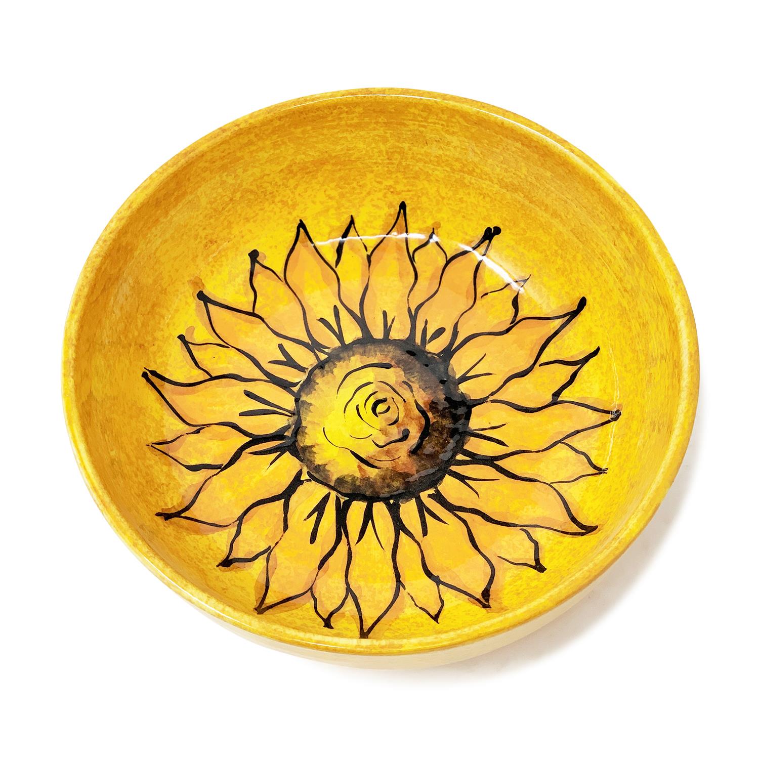 Sunflower Ceramic Flower Vase Jugs Conical Round Bowls Spoon Rest Dishware Décor - Picture 32 of 41
