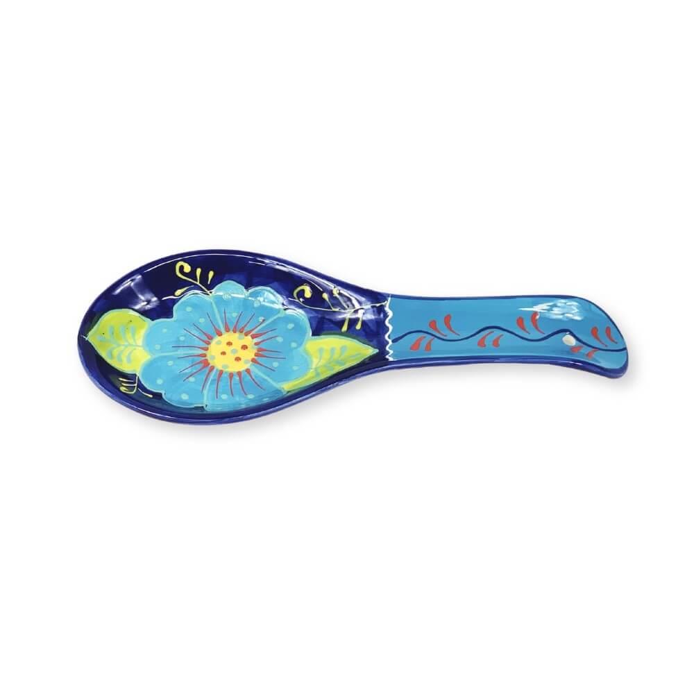 Spanish Spoon Rest Utensil Home Kitchen Dining Décor Tea Bag Holder Serving Tidy - Picture 12 of 17