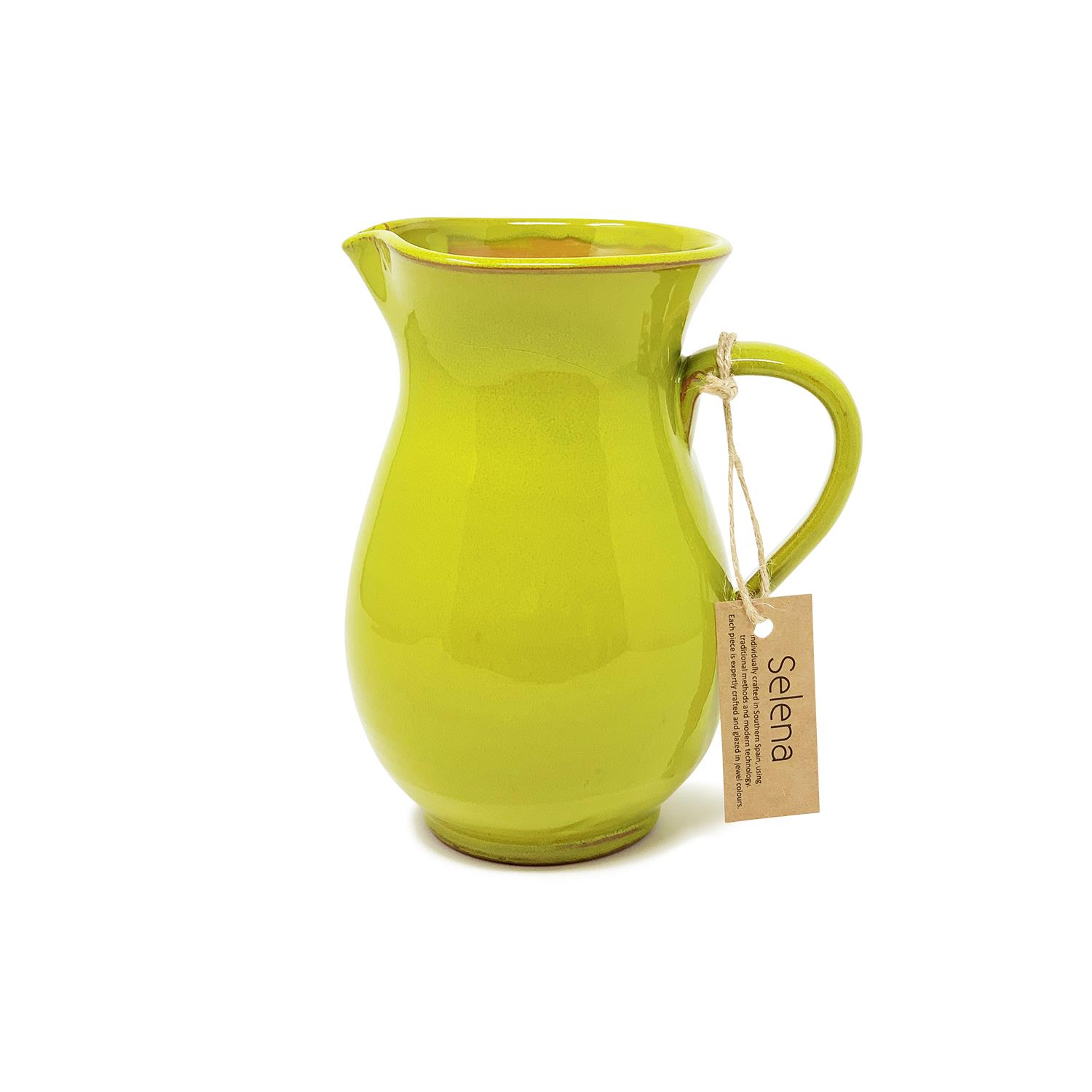 Pourer Pitcher Serving Jug Selena Glazed Flower Vase Home Kitchen Room Décor 1L - Picture 9 of 12