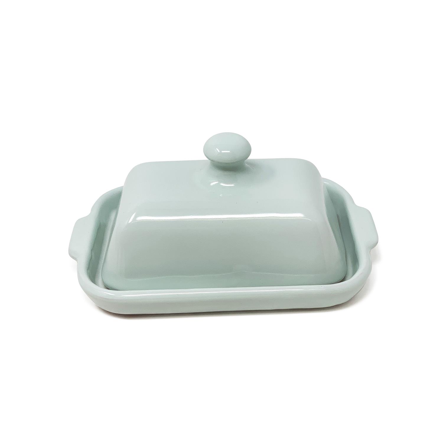 Rustic Butter Margarine Dish w/ Lid Kitchen Dining Breakfast Serving Storage Pot - Picture 7 of 10