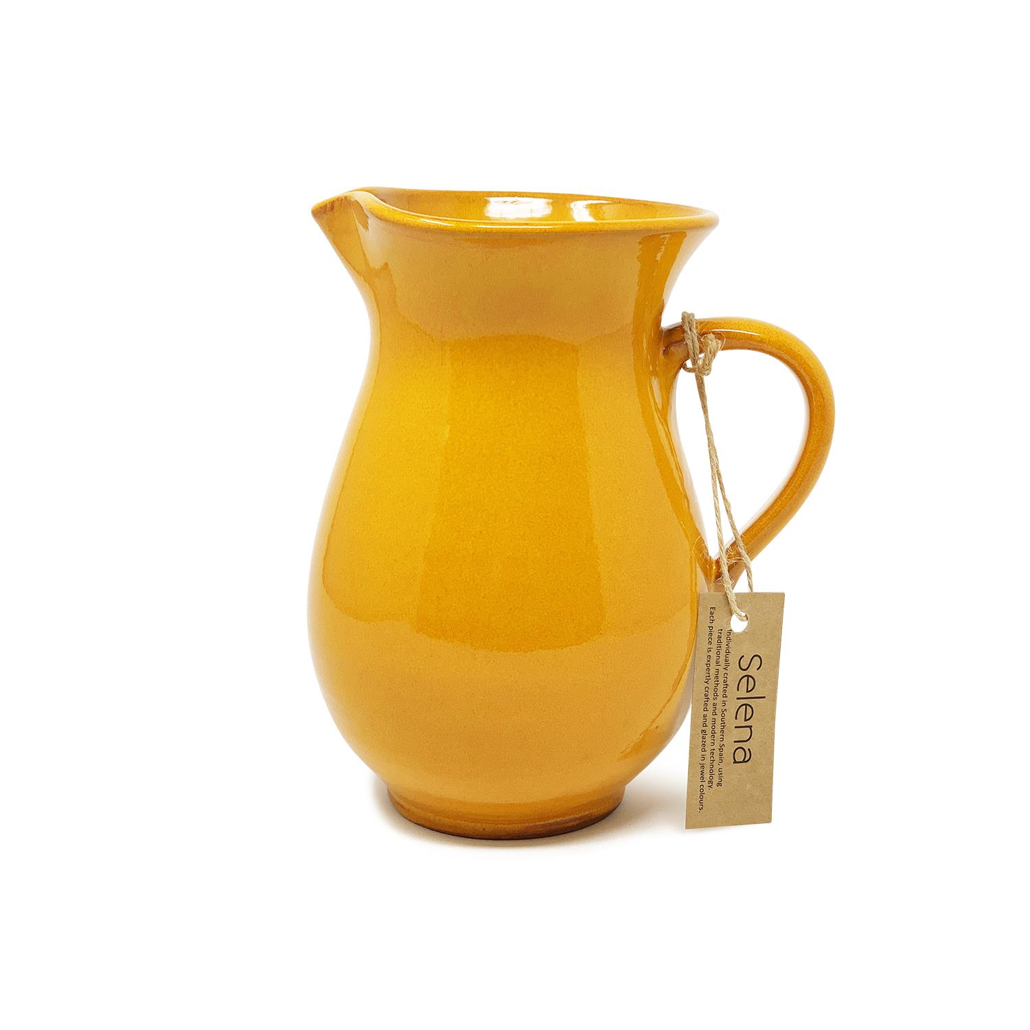 Pourer Pitcher Serving Jug Selena Glazed Flower Vase Home Kitchen Room Décor 1L - Picture 10 of 12