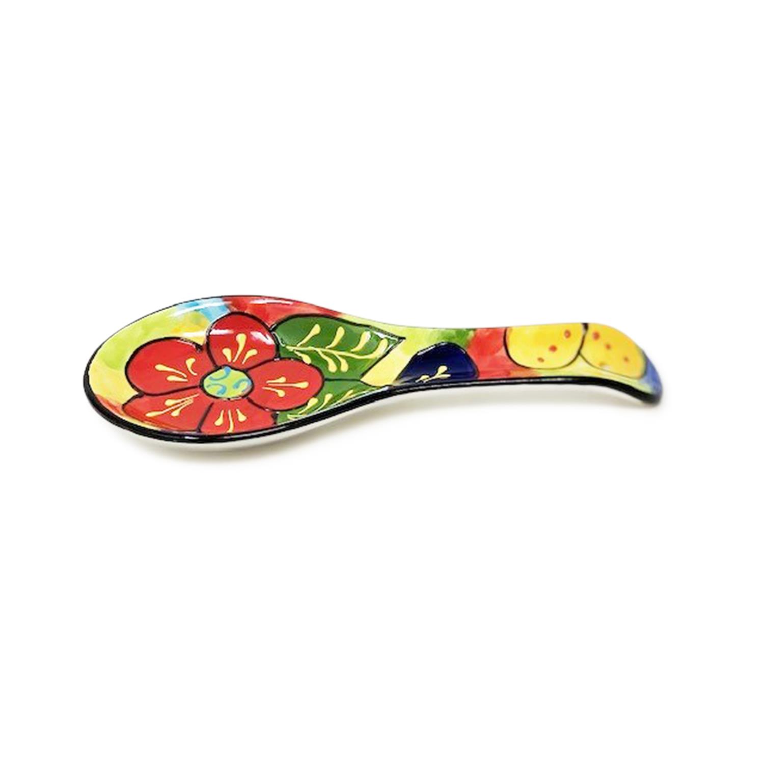Spanish Spoon Rest Utensil Home Kitchen Dining Décor Tea Bag Holder Serving Tidy - Picture 16 of 17