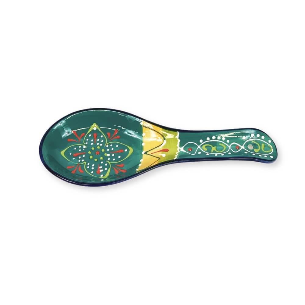 Spanish Spoon Rest Utensil Home Kitchen Dining Décor Tea Bag Holder Serving Tidy - Picture 17 of 17