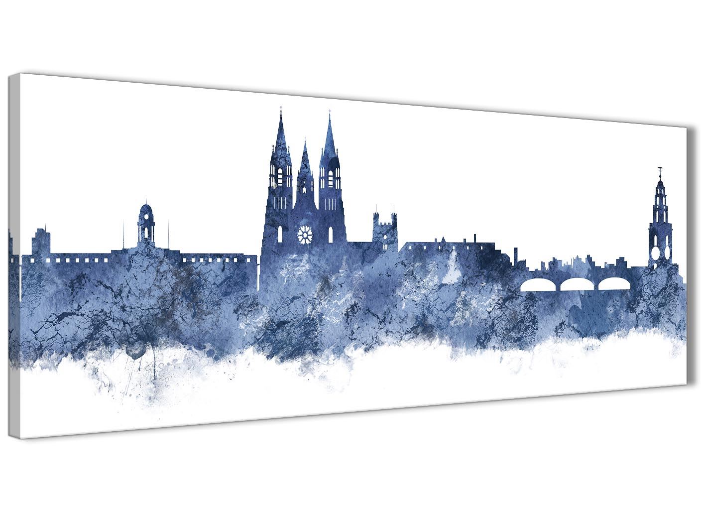 Cork Skyline Canvas Wall Art Print - 17 Colours Available - 94cm wide - Picture 3 of 86