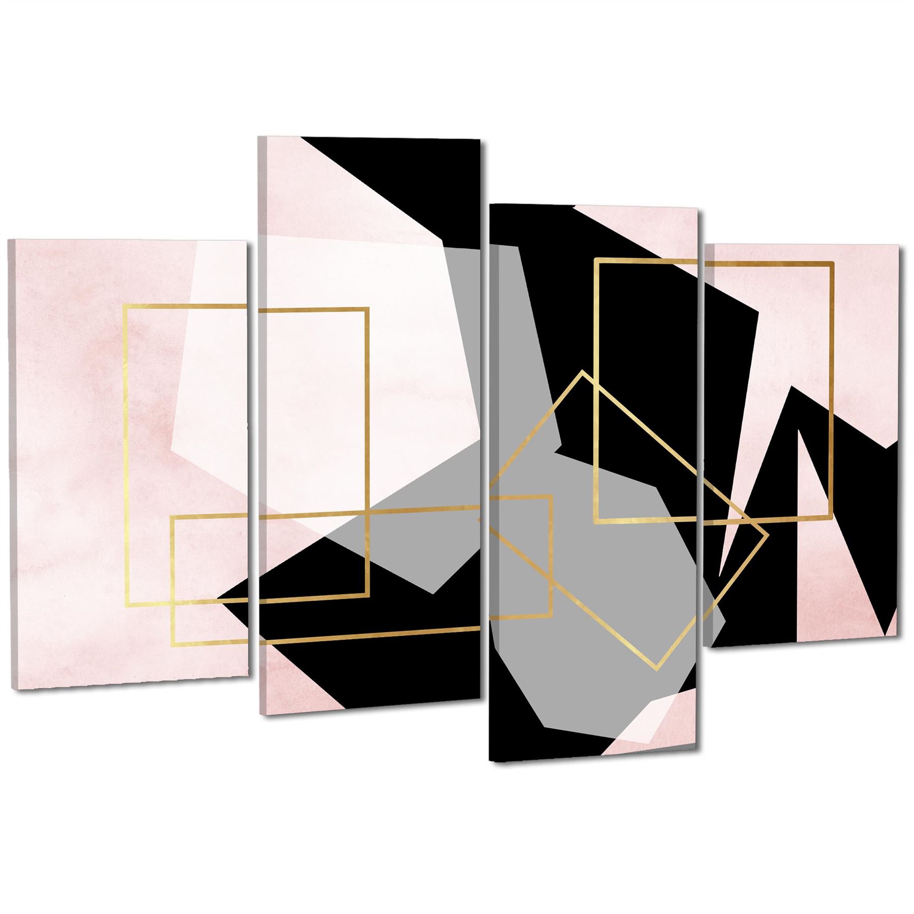 Landscape Canvas Art Prints Pink Black - Picture 43 of 55