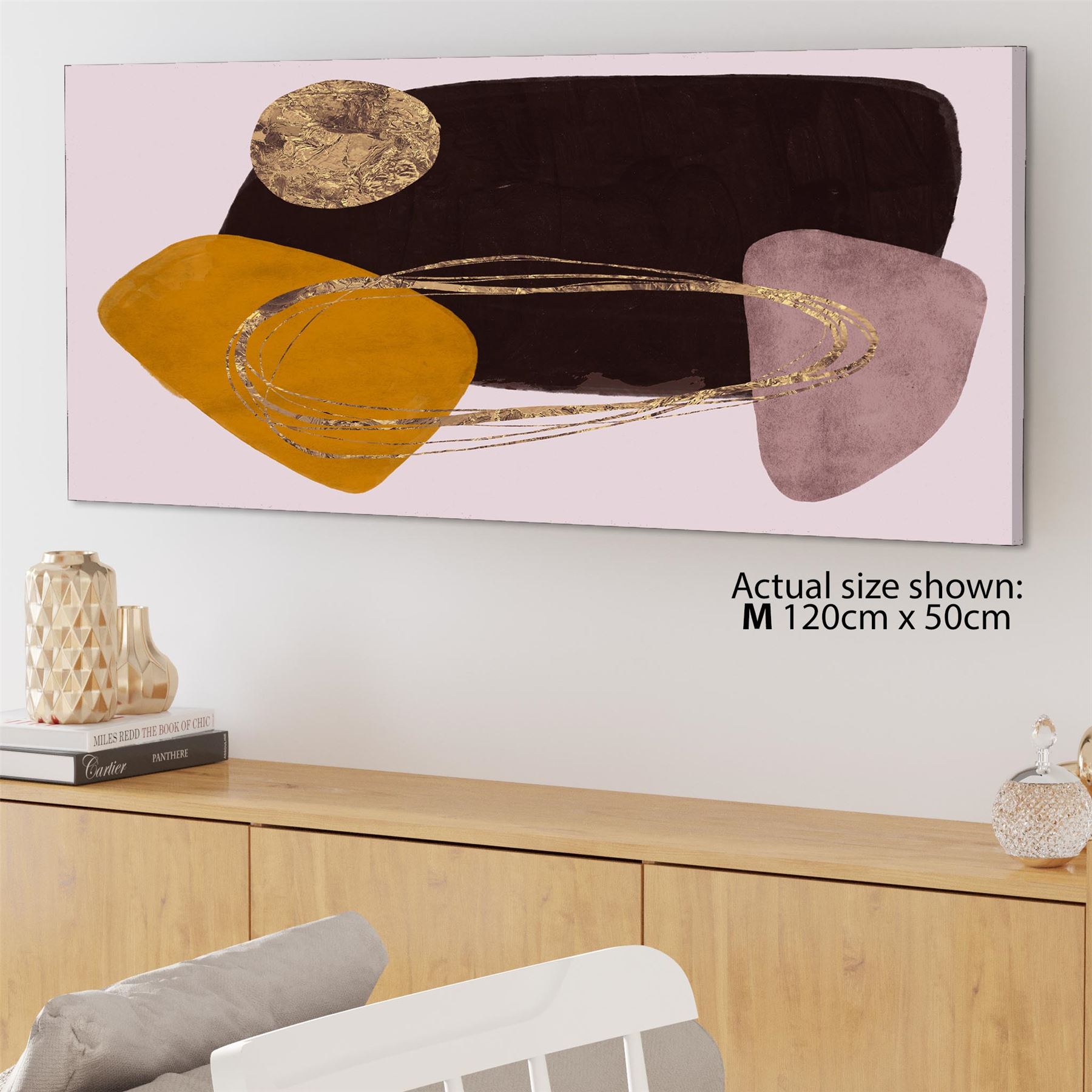 Abstract Pink Brown Graphic Framed Art Prints - Picture 33 of 54