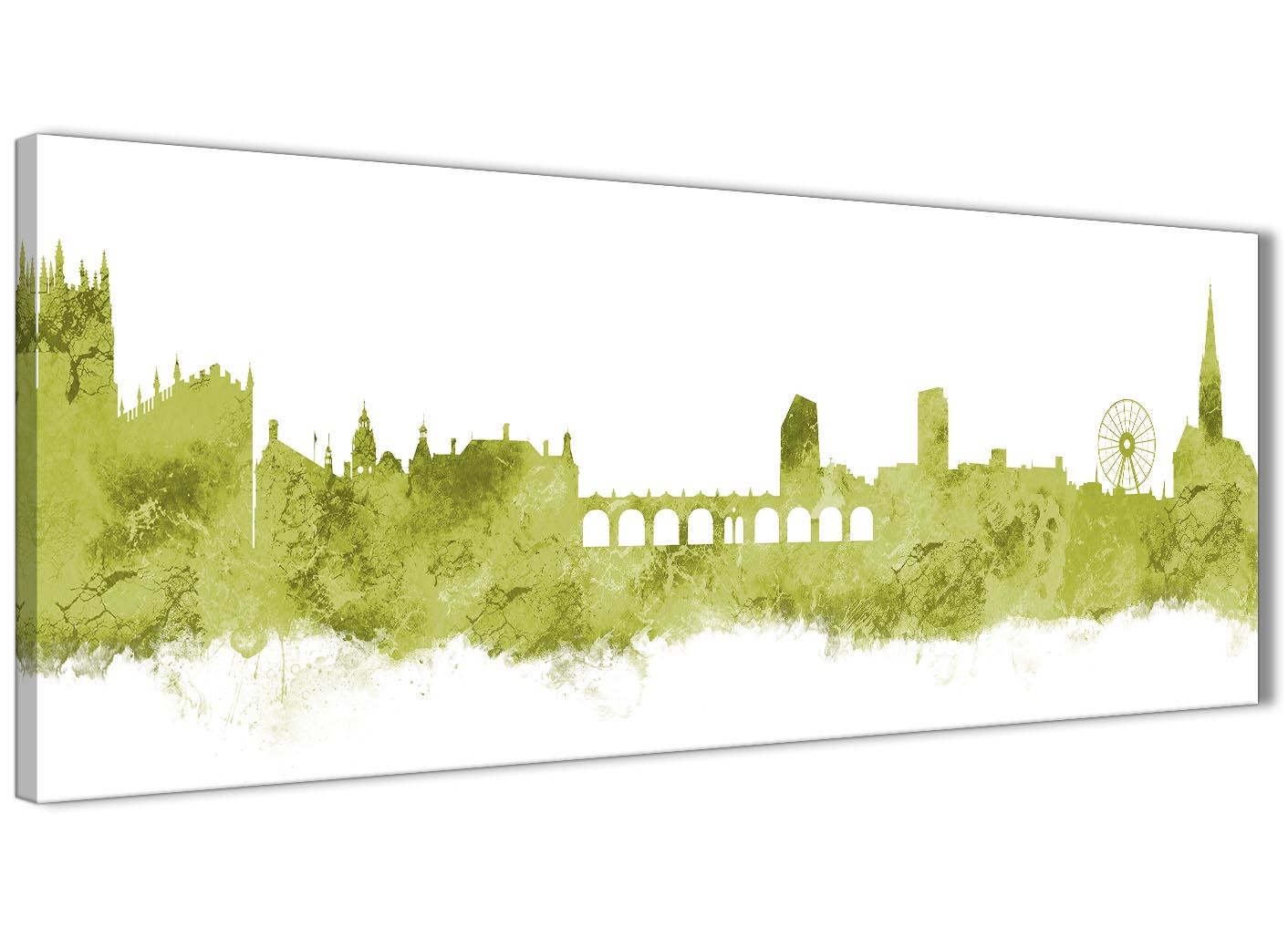 Sheffield Skyline Canvas Wall Art Print - 17 Colours Available - 94cm wide - Picture 47 of 86
