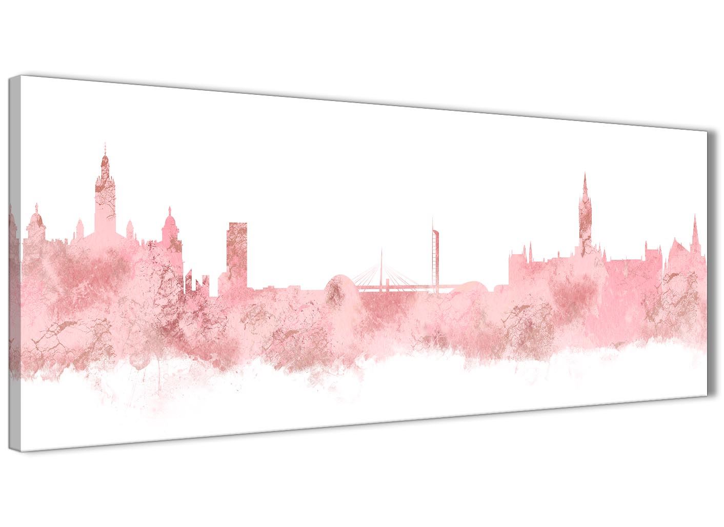 Glasgow Skyline Canvas Wall Art Print - 17 Colours Available - 94cm wide - Picture 7 of 86