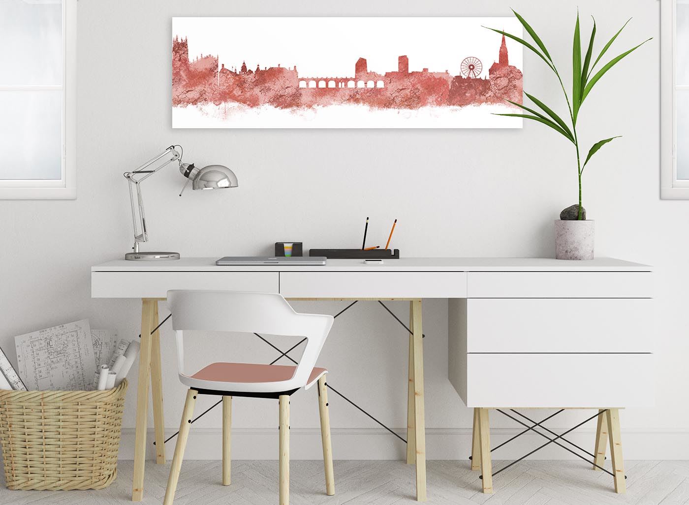 Sheffield Skyline Canvas Wall Art Print - 17 Colours Available - 94cm wide - Picture 26 of 86