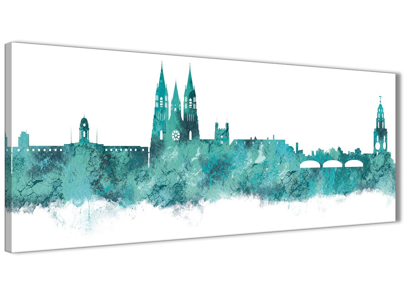 Cork Skyline Canvas Wall Art Print - 17 Colours Available - 94cm wide - Picture 83 of 86