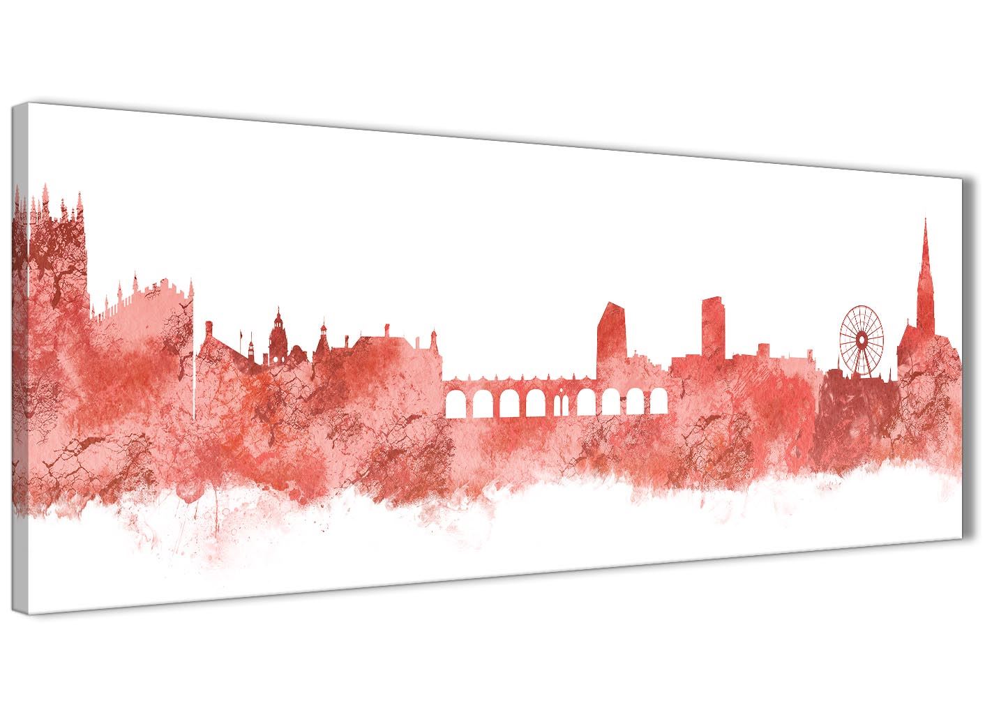 Sheffield Skyline Canvas Wall Art Print - 17 Colours Available - 94cm wide - Picture 22 of 86