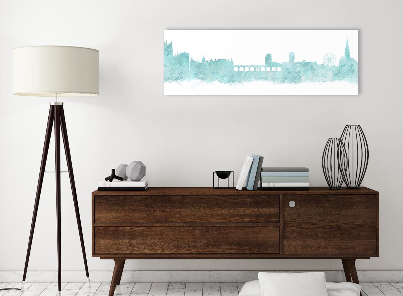 Sheffield Skyline Canvas Wall Art Print - 17 Colours Available - 94cm wide - Picture 28 of 86