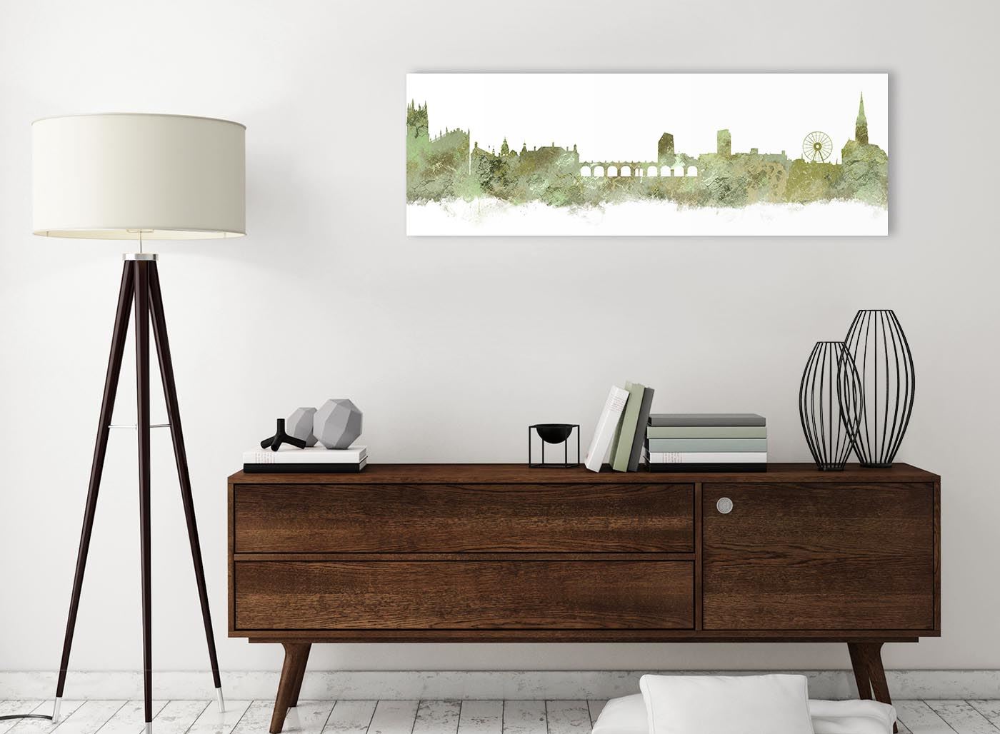 Sheffield Skyline Canvas Wall Art Print - 17 Colours Available - 94cm wide - Picture 78 of 86