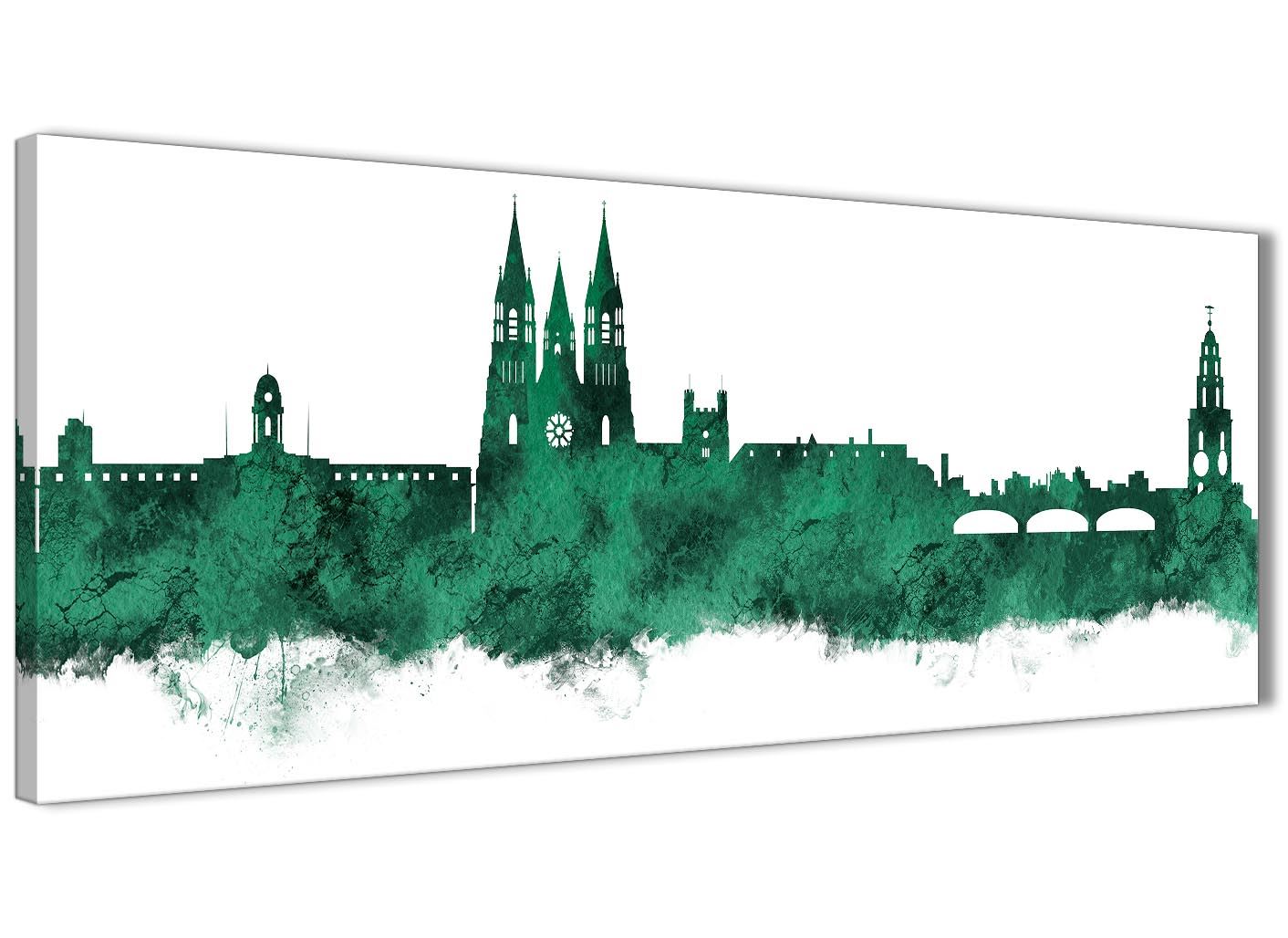 Cork Skyline Canvas Wall Art Print - 17 Colours Available - 94cm wide - Picture 33 of 86