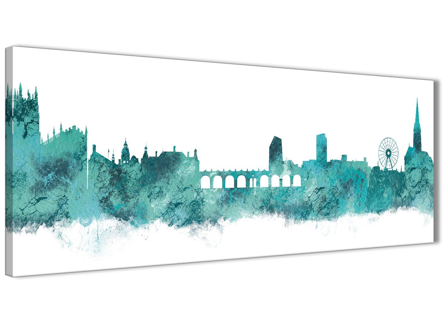 Sheffield Skyline Canvas Wall Art Print - 17 Colours Available - 94cm wide - Picture 82 of 86
