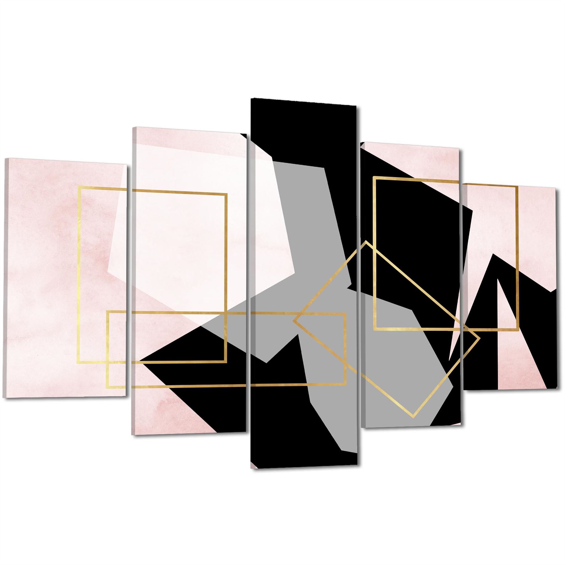 Landscape Canvas Art Prints Pink Black - Picture 49 of 55