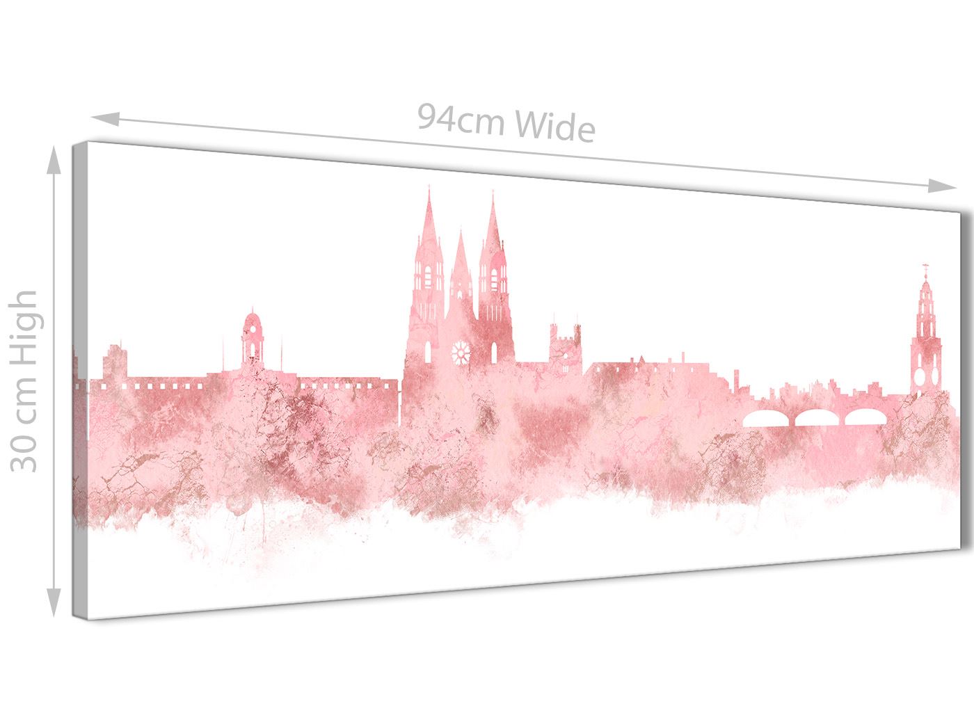 Cork Skyline Canvas Wall Art Print - 17 Colours Available - 94cm wide - Picture 10 of 86