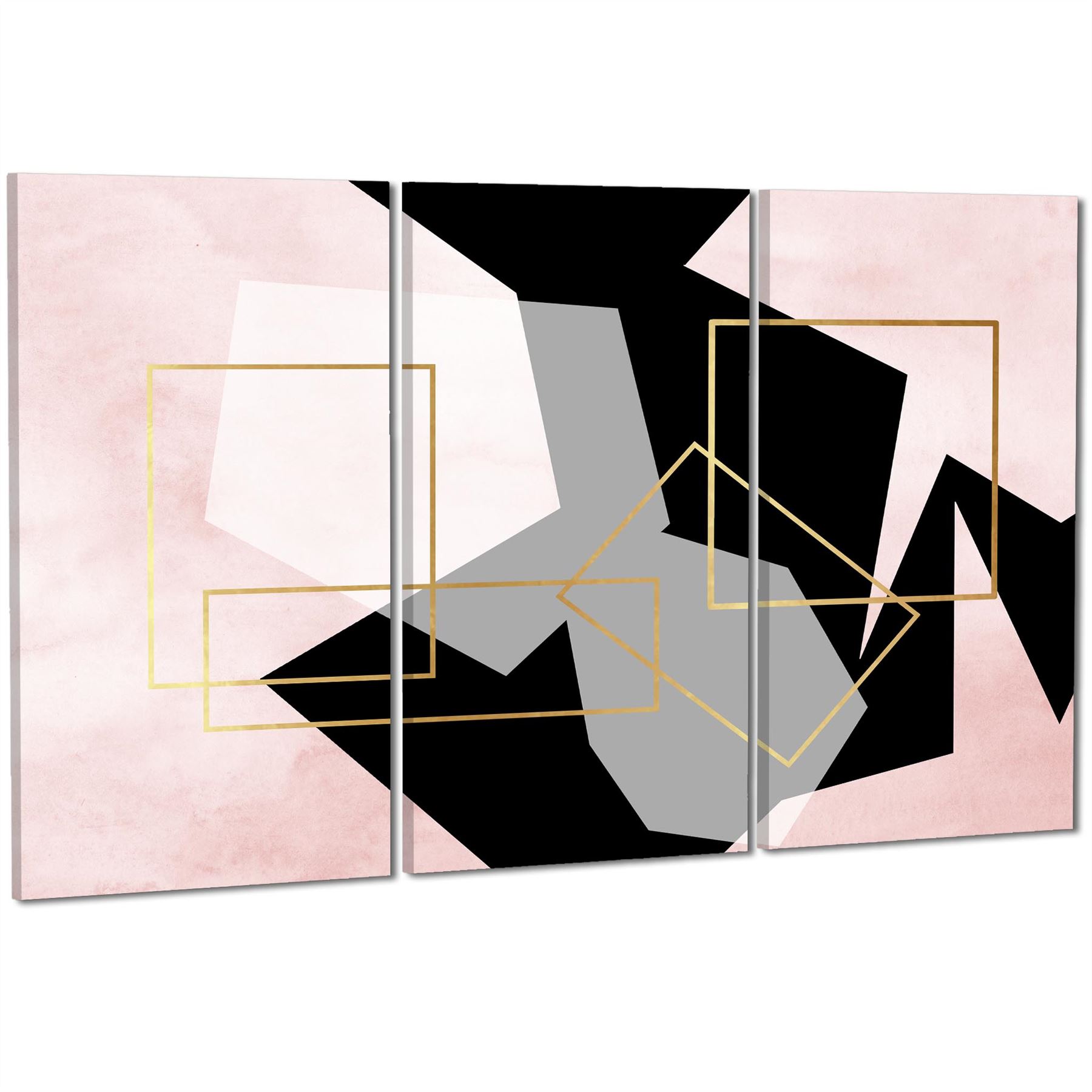 Landscape Canvas Art Prints Pink Black - Picture 37 of 55