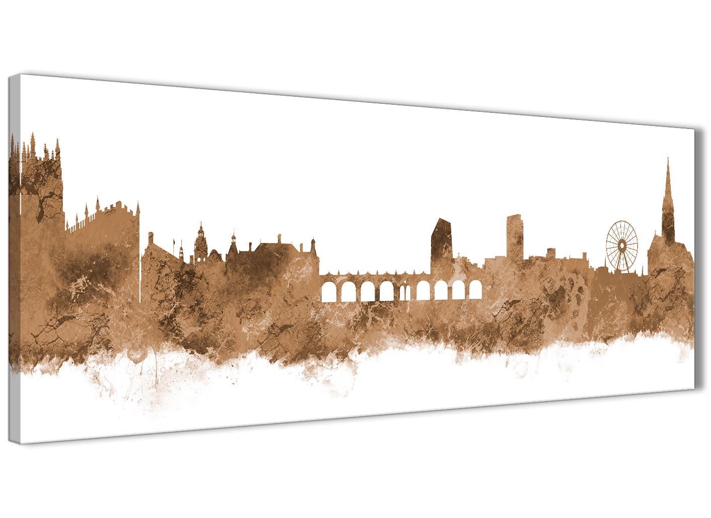 Sheffield Skyline Canvas Wall Art Print - 17 Colours Available - 94cm wide - Picture 12 of 86