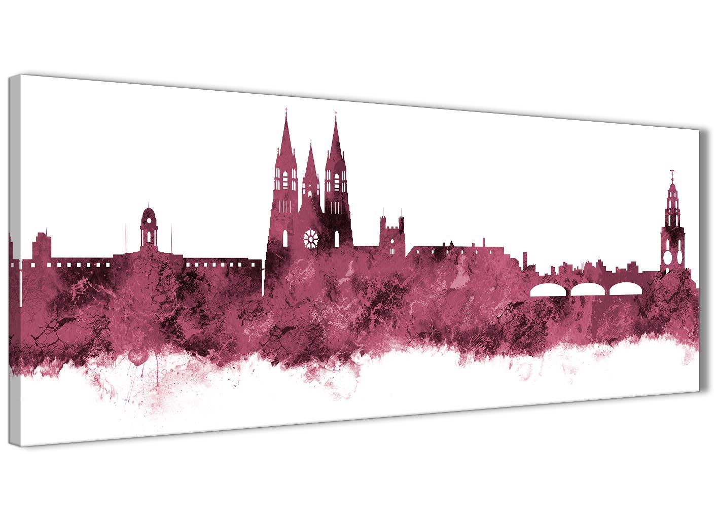 Cork Skyline Canvas Wall Art Print - 17 Colours Available - 94cm wide - Picture 63 of 86