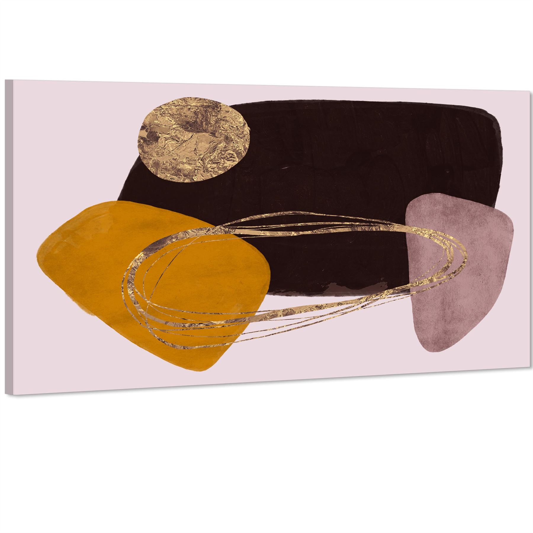 Abstract Pink Brown Graphic Framed Art Prints - Picture 32 of 54