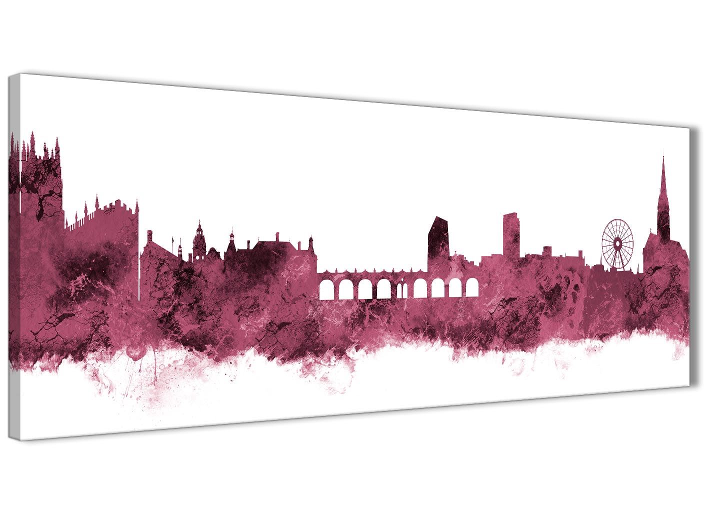 Sheffield Skyline Canvas Wall Art Print - 17 Colours Available - 94cm wide - Picture 62 of 86