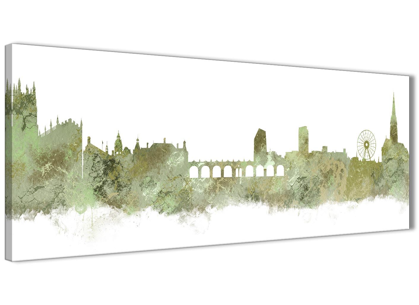 Sheffield Skyline Canvas Wall Art Print - 17 Colours Available - 94cm wide - Picture 77 of 86