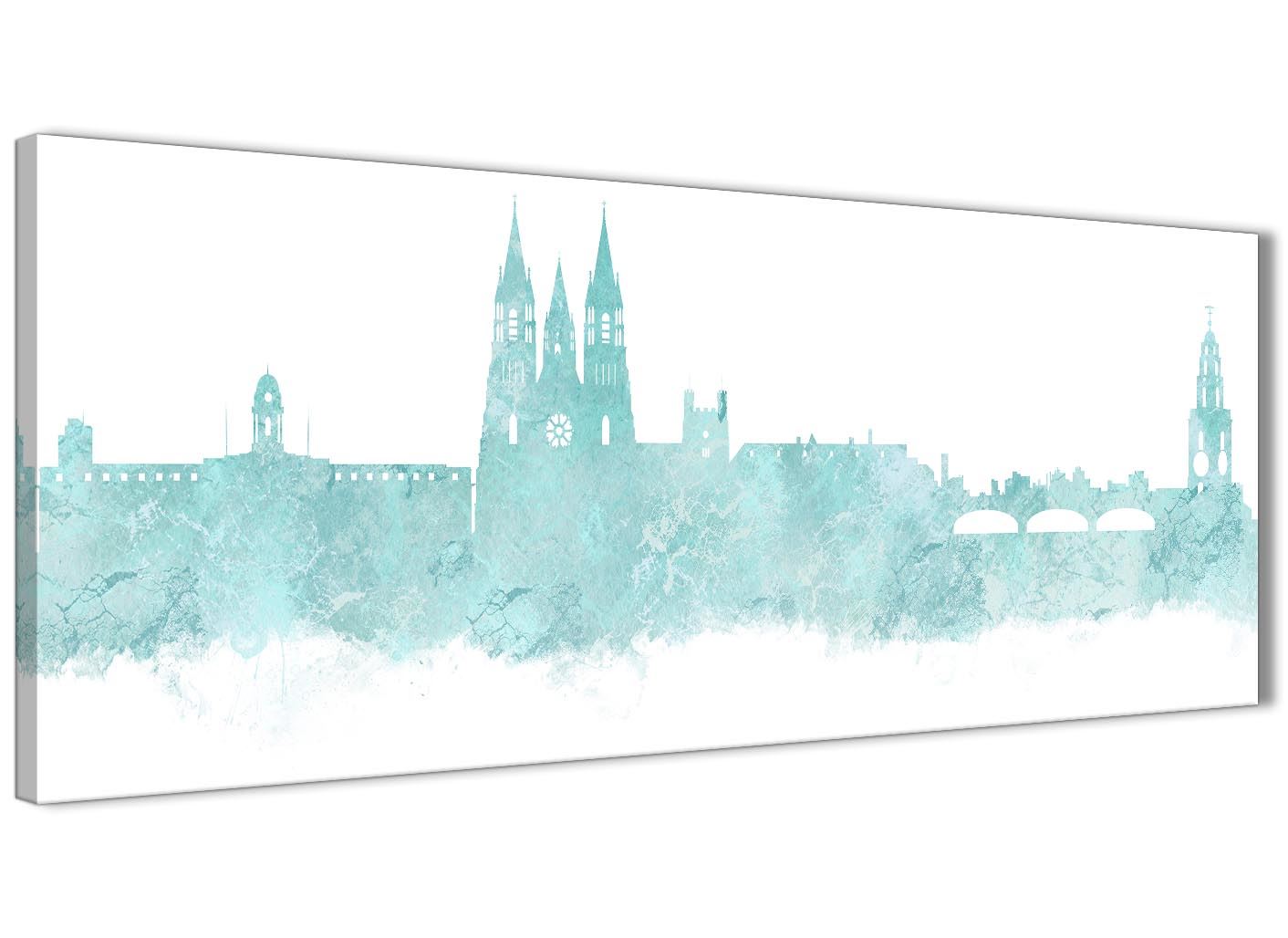 Cork Skyline Canvas Wall Art Print - 17 Colours Available - 94cm wide - Picture 28 of 86