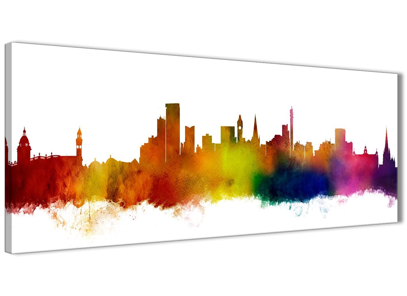 Birmingham Skyline Canvas Wall Art Print 17 Colours Available 94cm