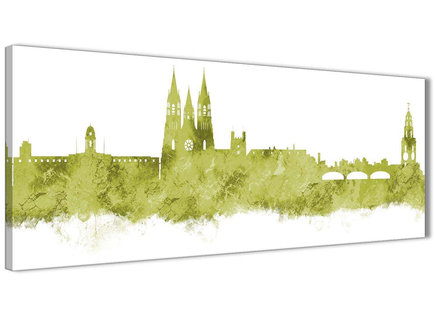 Cork Skyline Canvas Wall Art Print - 17 Colours Available - 94cm wide - Picture 48 of 86