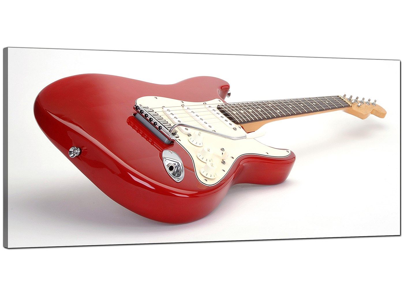 Red Cheap Canvas Wall Art of Fender Electric Guitar 1007 eBay