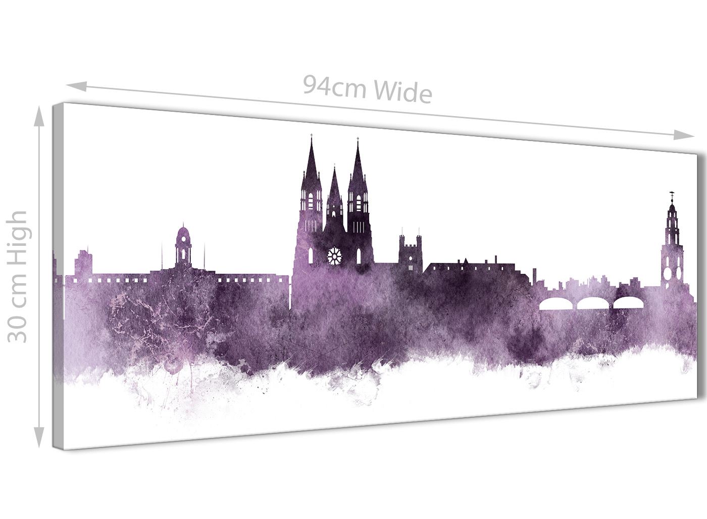Cork Skyline Canvas Wall Art Print - 17 Colours Available - 94cm wide - Picture 70 of 86