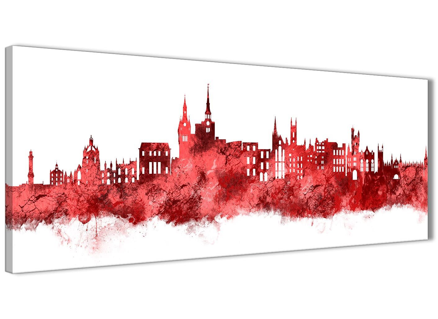 Aberdeen Skyline Canvas Wall Art Pictures Canvas Wall Art Abstract
