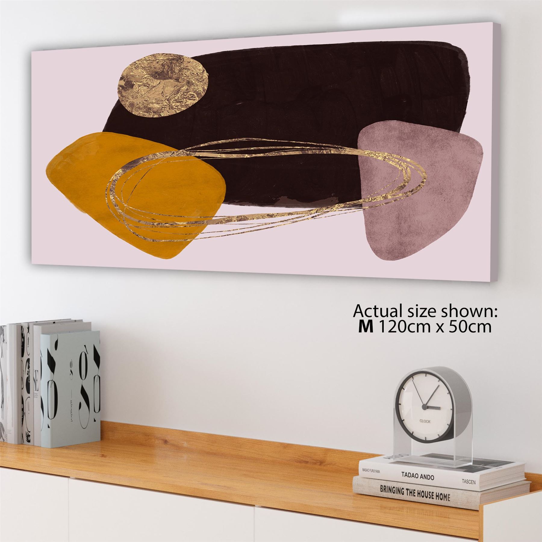 Abstract Pink Brown Graphic Framed Art Prints - Picture 34 of 54