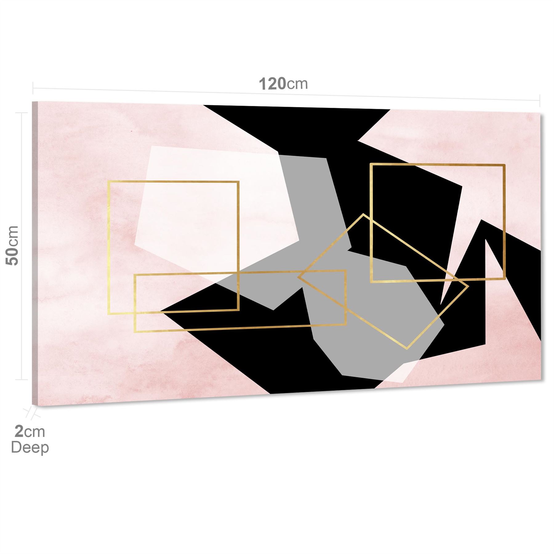 Landscape Canvas Art Prints Pink Black - Picture 35 of 55