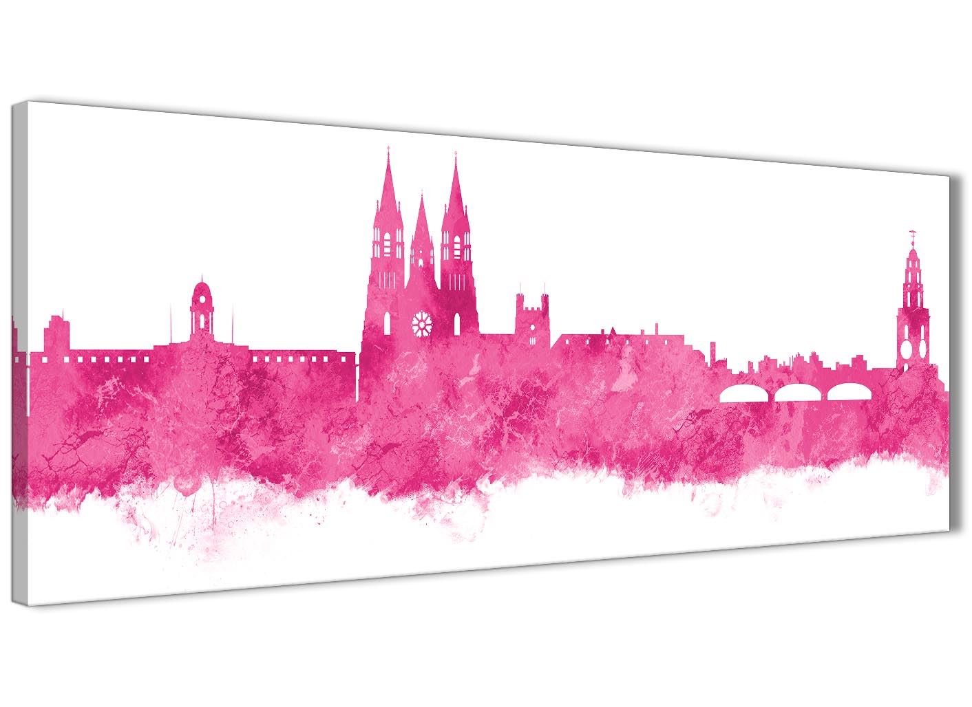 Cork Skyline Canvas Wall Art Print - 17 Colours Available - 94cm wide - Picture 43 of 86