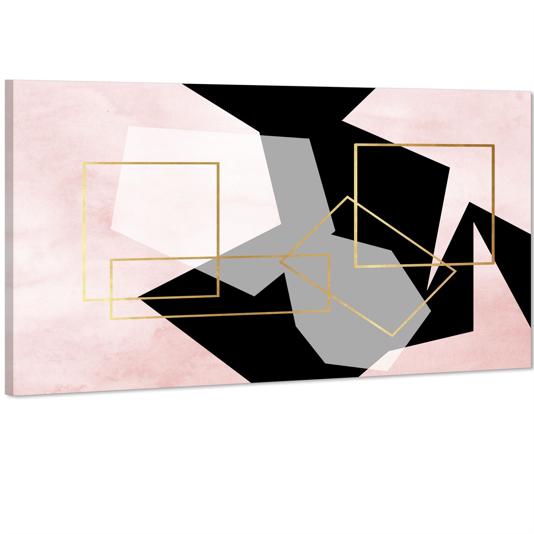 Landscape Canvas Art Prints Pink Black - Picture 32 of 55