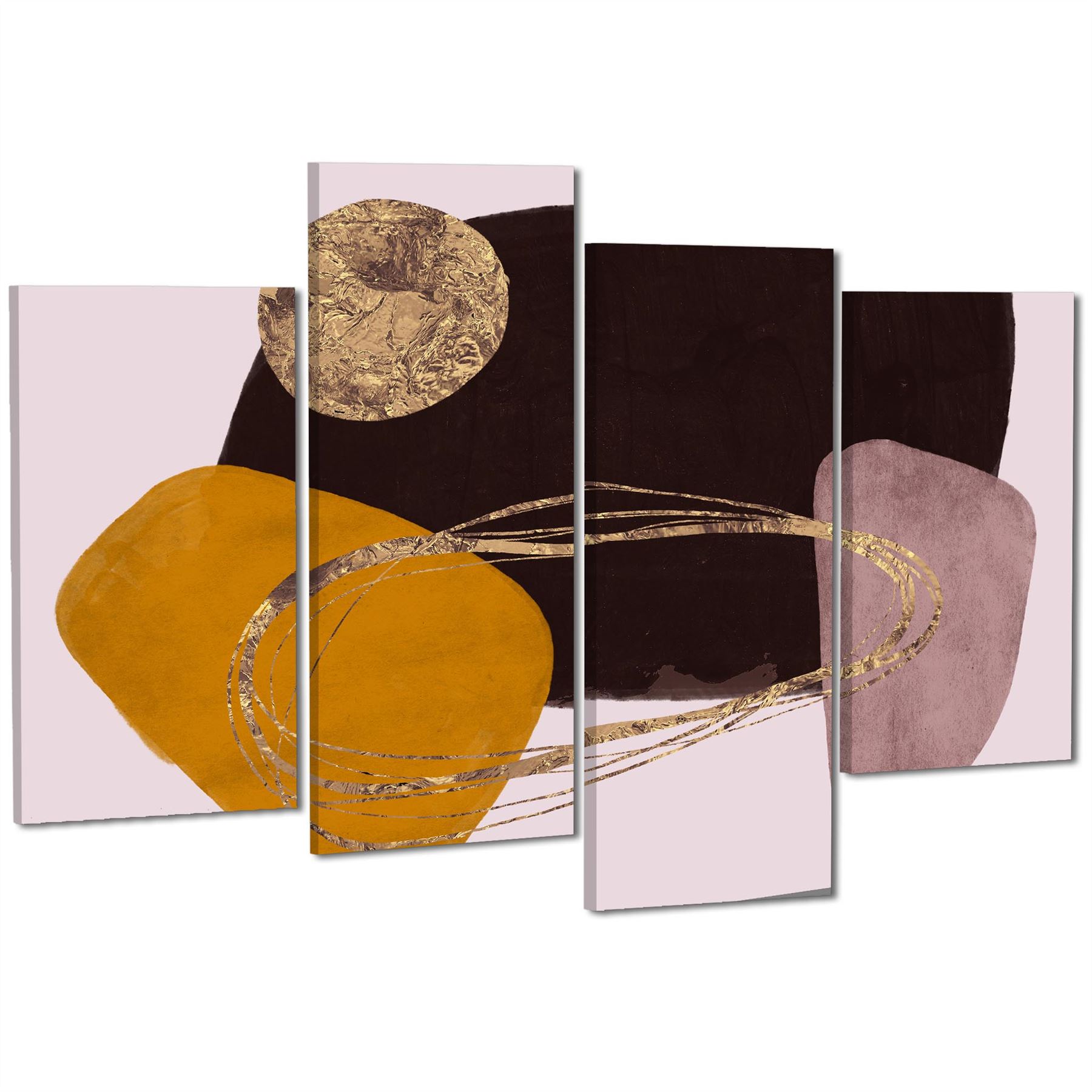 Abstract Pink Brown Graphic Framed Art Prints - Picture 42 of 54