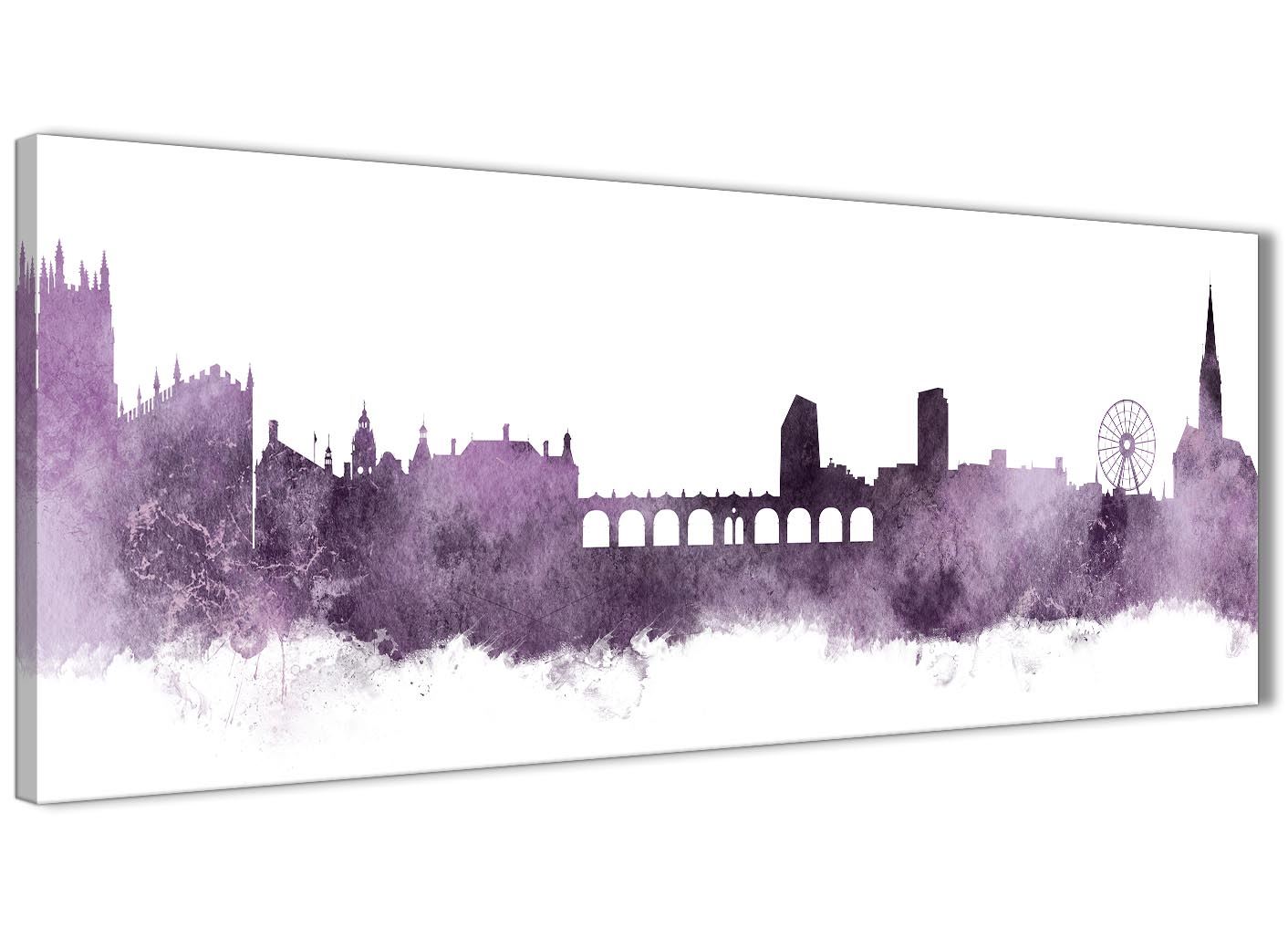 Sheffield Skyline Canvas Wall Art Print - 17 Colours Available - 94cm wide - Picture 67 of 86