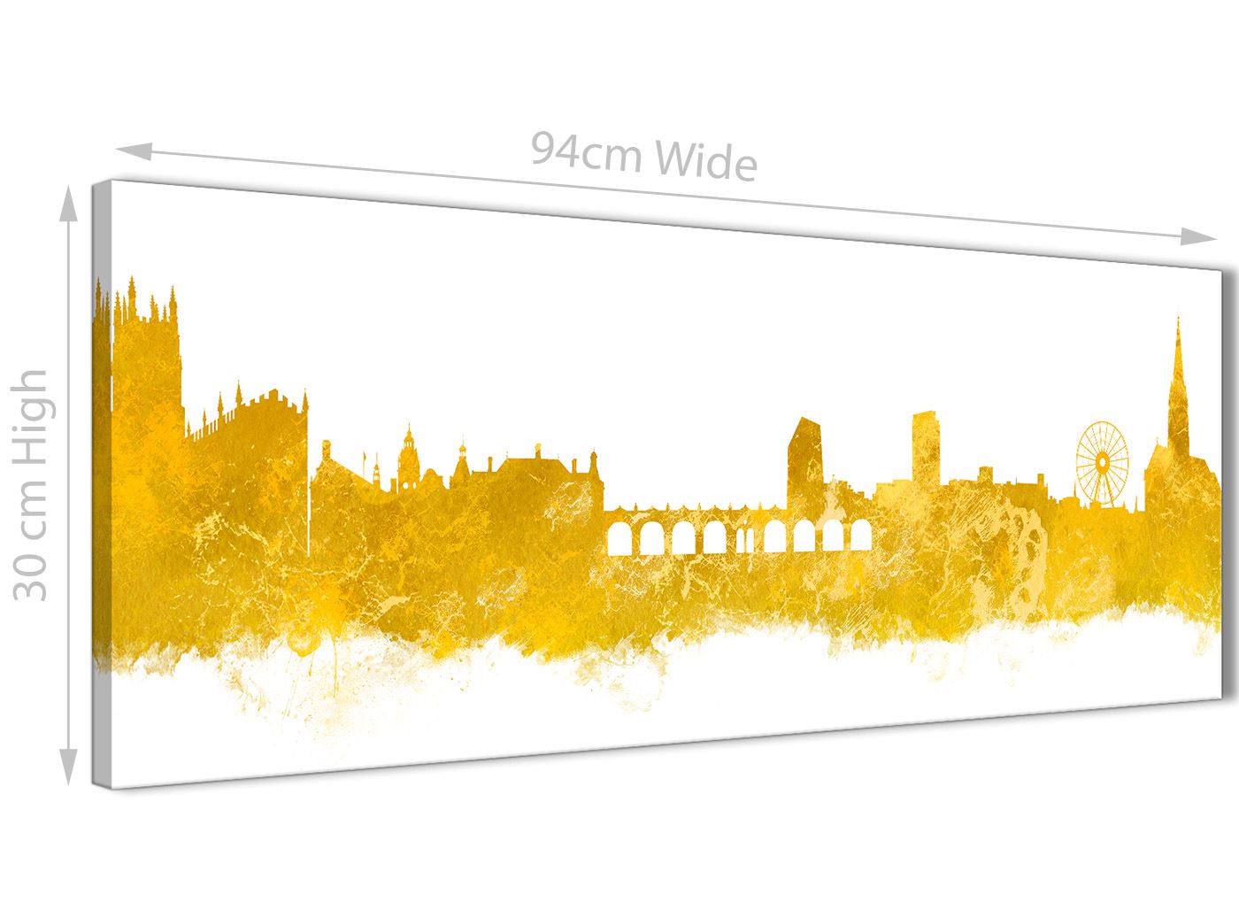 Sheffield Skyline Canvas Wall Art Print - 17 Colours Available - 94cm wide - Picture 59 of 86