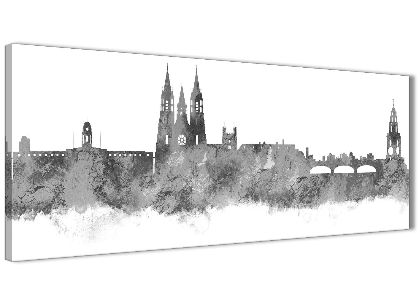 Cork Skyline Canvas Wall Art Print - 17 Colours Available - 94cm wide - Picture 38 of 86