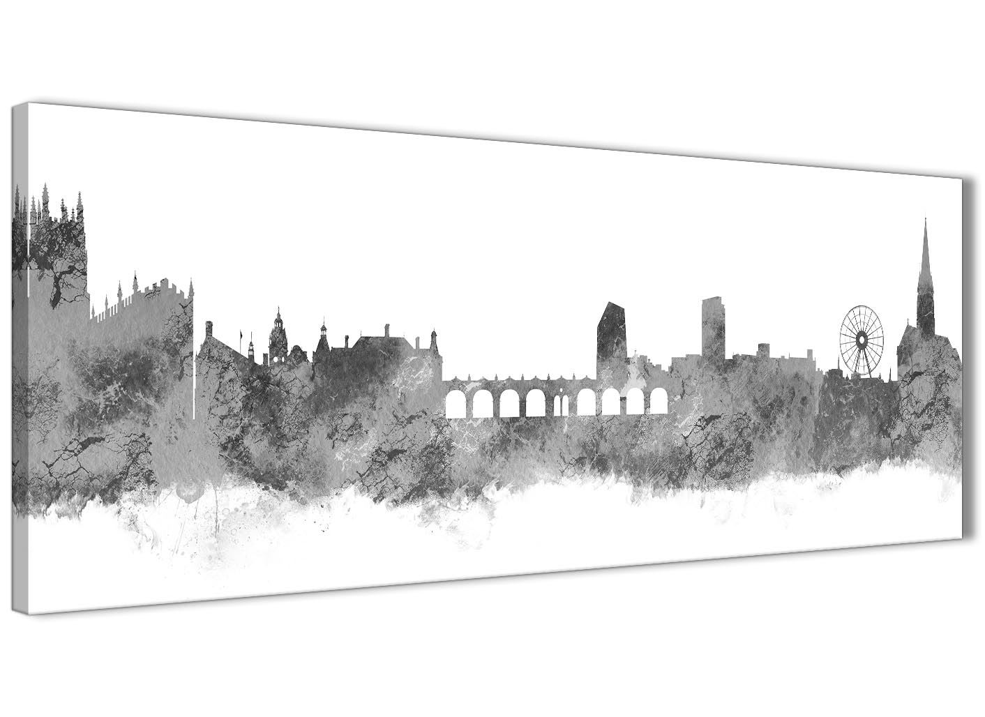 Sheffield Skyline Canvas Wall Art Print - 17 Colours Available - 94cm wide - Picture 37 of 86