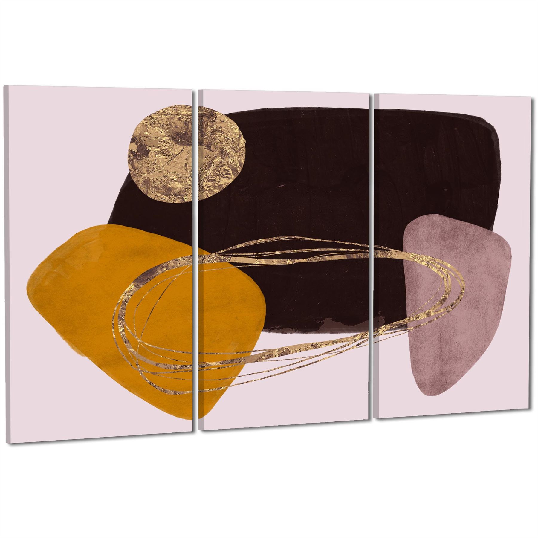 Abstract Pink Brown Graphic Framed Art Prints - Picture 37 of 54
