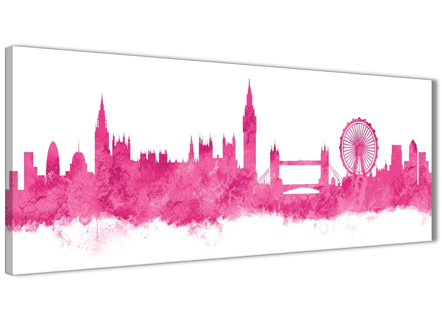 London Skyline Canvas Wall Art Print 17 Colours Available 94cm wide