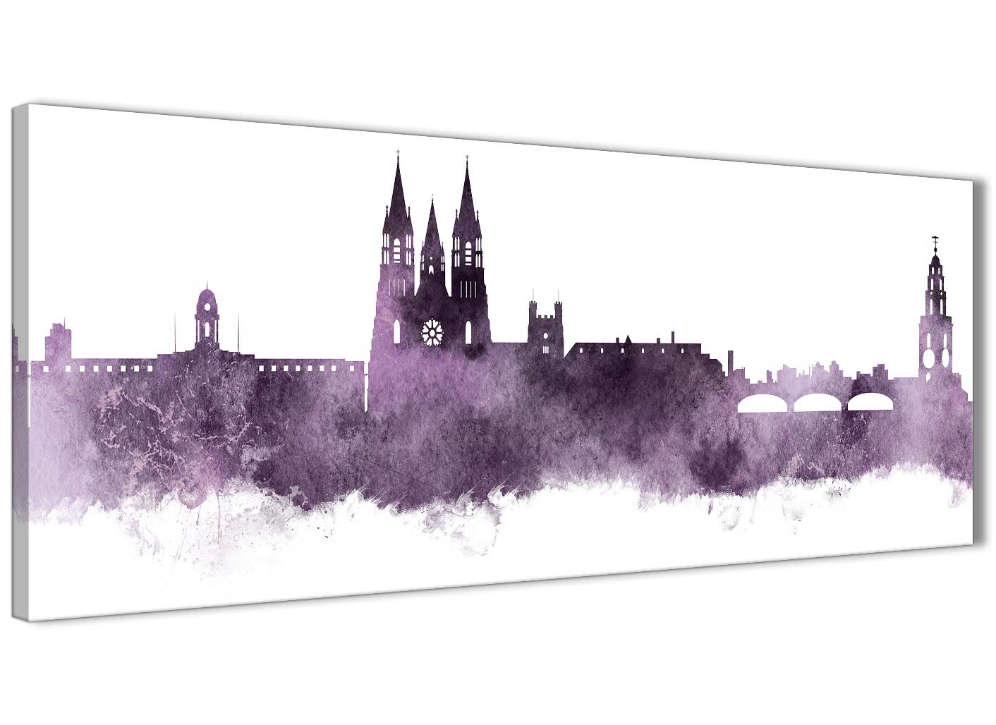 Cork Skyline Canvas Wall Art Print - 17 Colours Available - 94cm wide - Picture 68 of 86