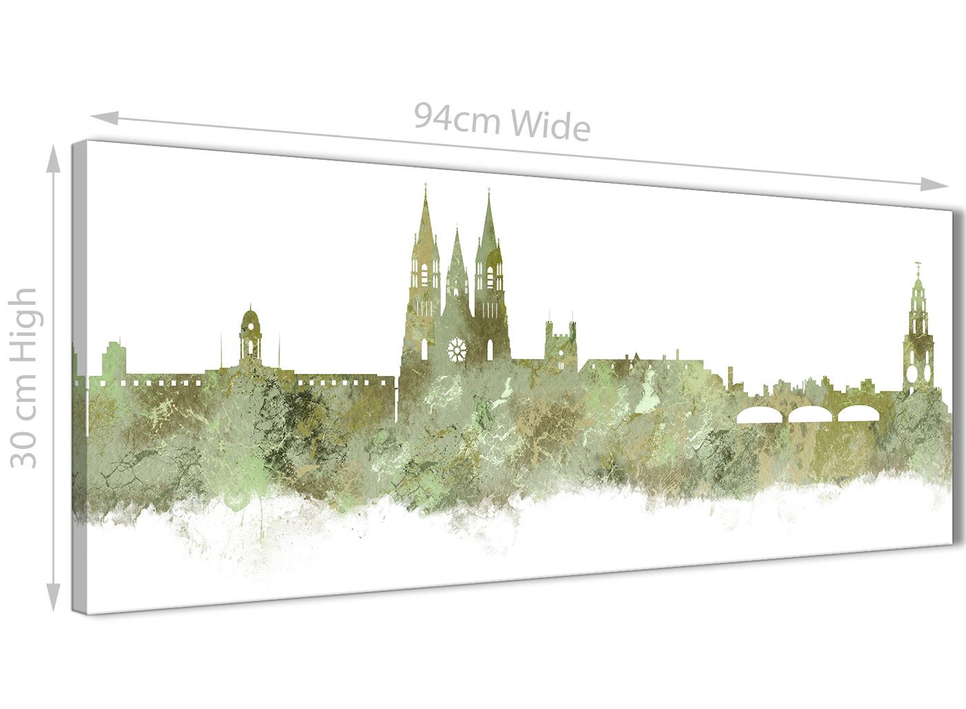 Cork Skyline Canvas Wall Art Print - 17 Colours Available - 94cm wide - Picture 80 of 86